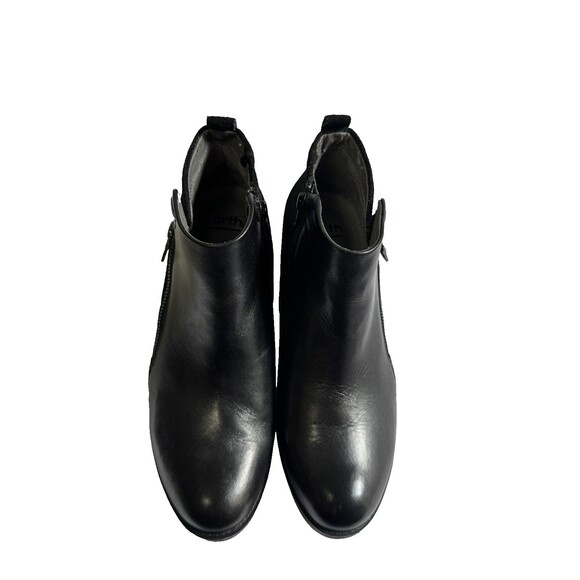 Earth Women’s Conway Maple Black Leather Multi-Zip Ankle Boots Sz 9M - Picture 4 of 12